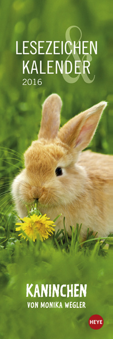 Kaninchen Lesezeichen & Kalender 2016