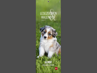 Lesezeichen/Kalender Hunde 2017